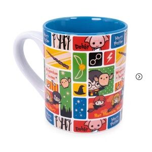 NWOT Silver Buffalo Harry Potter Chibi Characters Ceramic Mug - Holds 14 Ounces